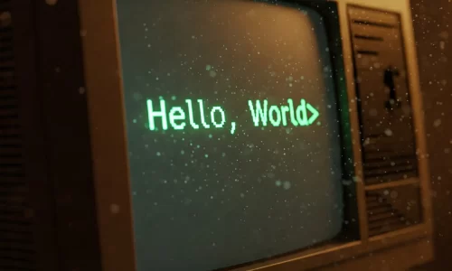 tv hello world